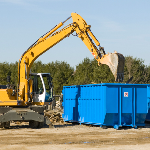 are there any restrictions on where a residential dumpster can be placed in Bar Harbor Maine